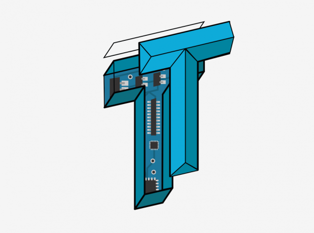 T with hardware chips inside